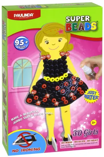 3D-мозаика "Создай свое платье" (95+ бусинок) (150105-1) обложка книги