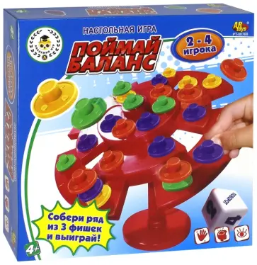 Настольная игра "Поймай баланс" (РТ-00768) обложка книги