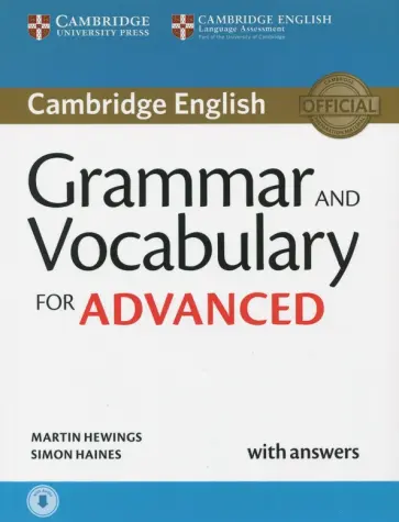 Hewings, Haines - Grammar and Vocabulary for Advanced Book with Answers and Audio Self-Study Grammar Reference Hewings, Haines - Grammar and Vocabulary for Advanced Book with Answers and Audio Self-Study Grammar Reference обложка книги