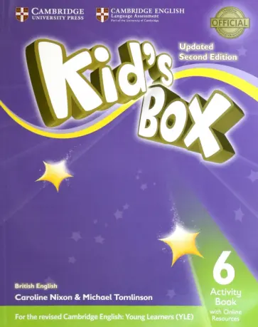 Nixon, Tomlinson - Kid's Box. Updated Second Edition. Level 6. Activity Book with Online Resources Nixon, Tomlinson - Kid's Box. Updated Second Edition. Level 6. Activity Book with Online Resources обложка книги