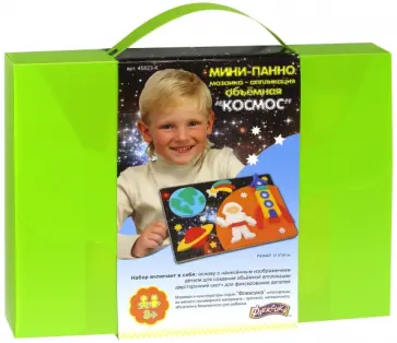 Мозаика-аппликация объемная "Космос" (45823К) Мозаика-аппликация объемная "Космос" (45823К) обложка книги