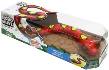 Игрушка "Робо-змея RoboAlive", красная (Т10996) обложка книги