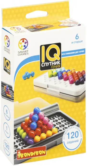 Игра логическая "IQ-Спутник гения" (1890ВВB/SG 455 RU) обложка книги