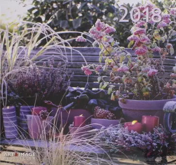 Календарь 2018 "Сады и Декорации" 30*30 (95604) обложка книги