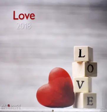 Календарь 2018 "Любовь" 30*30 (95606) обложка книги