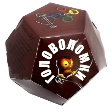 Набор игровой Додекаэдр, коричневый обложка книги