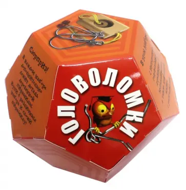 Набор игровой Додекаэдр, оранжевый обложка книги