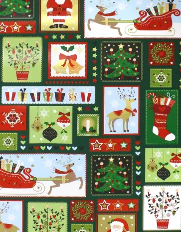 Бумага упаковочная "Santaclaus" (0.7x2м) обложка книги