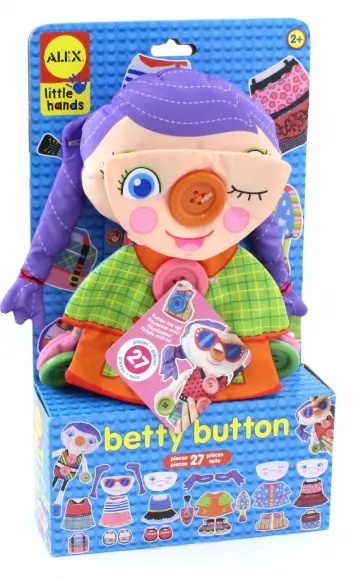 Развивающая игрушка "Бетти Пуговка" (1496B) обложка книги