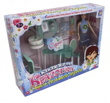Набор мебели с куклой "Домашний офис" (Т54498) обложка книги