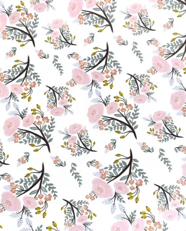 Бумага упаковочная НЕЖНЫЕ ЦВЕТЫ (1070273) обложка книги