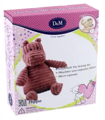 Набор шьем плюшевую игрушку  "Бегемотик" (66794) обложка книги