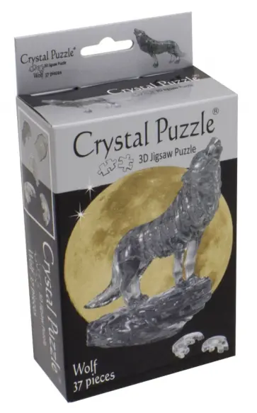 3D головоломка "Черный волк" (90255) обложка книги