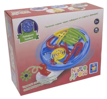 Игра "Лабиринт Змейка" (Т10830) обложка книги