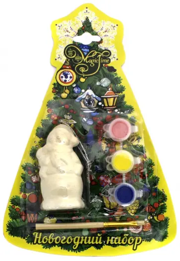 Набор новогодний для творчества "Снеговик" (75929) обложка книги