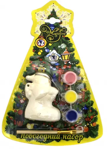 Набор новогодний для творчества "Дед мороз в носке" (75926) обложка книги