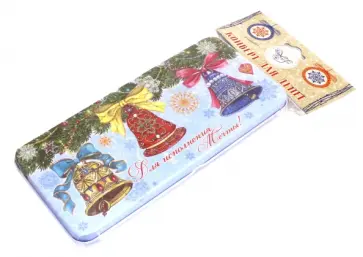 Коробочка для денег "Елки с колокольчиками" (76345) обложка книги