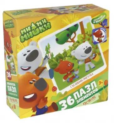 Пазл-36 "МиМиМишки. Съедобная прогулка" (03511) обложка книги