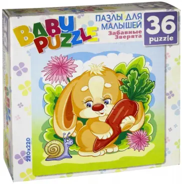 Пазл-36 "Зайчонок" (6258) обложка книги