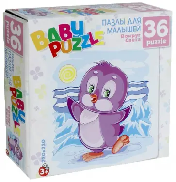 Пазл "Вокруг Света. Пингвиненок" (36 элементов) (6268) обложка книги