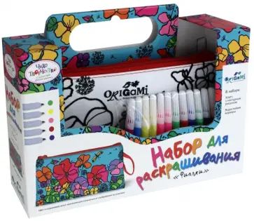 Пенал для раскрашивания "Совушка. Фиалки" (01948) обложка книги