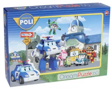 Пазл "Робокар Поли. Поли у ситихолла" (160 элементов) (05700) обложка книги