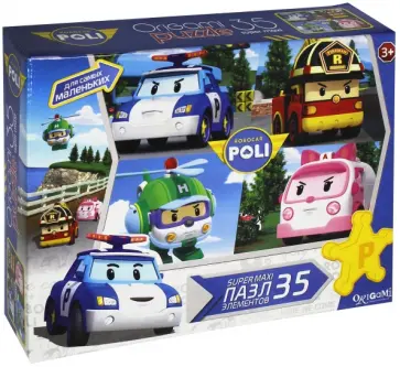 Пазл-35 maxi "Робокар Поли. Спасательная команда" (00268) обложка книги