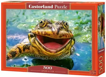 Puzzle-500 "Зеленая и забавная" (B-52813) Puzzle-500 "Зеленая и забавная" (B-52813) обложка книги