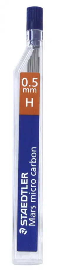 Грифели для механических карандашей "Mars" (0,5 мм, 12 штук) (25005-H) обложка книги