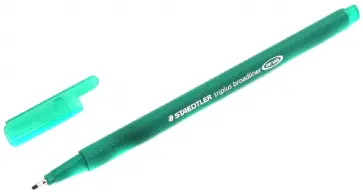 Капиллярная ручка "Triplus" 0.8мм, зеленый (338-5) обложка книги