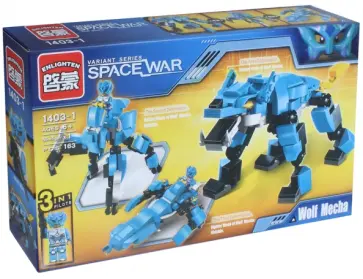 Конструктор "Волк" 3в1, 163 детали (C1403-1) обложка книги