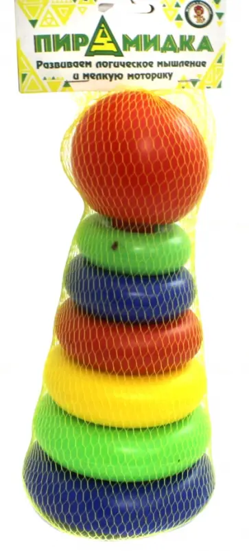 Пирамидка малая Шар, 6 колец обложка книги