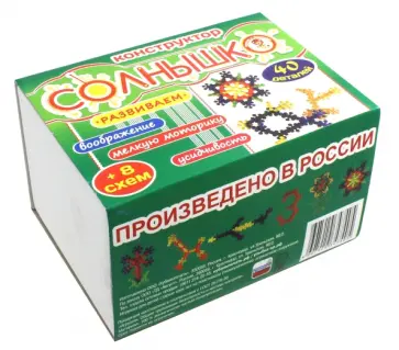 Конструктор Солнышко, 40 деталей обложка книги