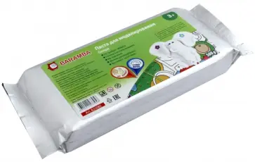 Паста для моделирования отвердевающая (500 гр, белая) (B25085) обложка книги