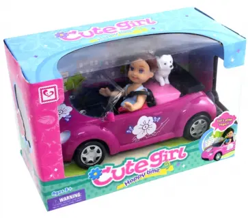 Кукла в машине, собачкой в коробке (MX0111299) обложка книги