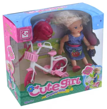 Кукла с велосипедом и аксессуарами (MX0111310) обложка книги