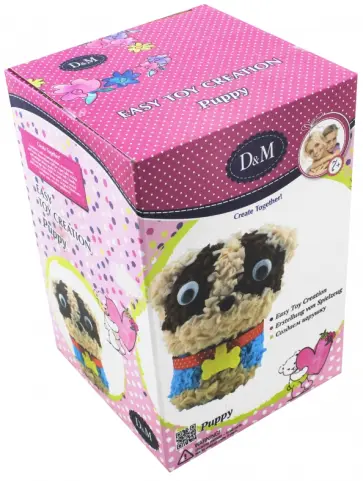 Набор для создания пушистой игрушки "Щенок" (66793) обложка книги