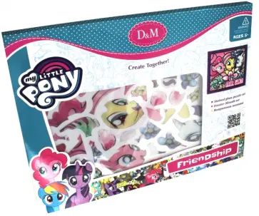 Витражная мозаика "Дружба" MLP (66771) обложка книги