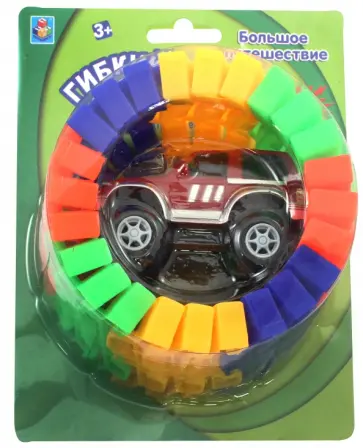 Гибкий трек "Большое путешествие" (25 деталей) (Т10198) обложка книги