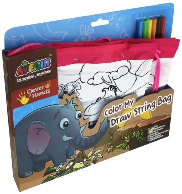 Набор. Раскрась свою сумку "Джунгли" (AL2047) Набор. Раскрась свою сумку "Джунгли" (AL2047) обложка книги