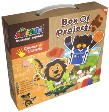 Набор для аппликаций "Животные" (CH1028) обложка книги