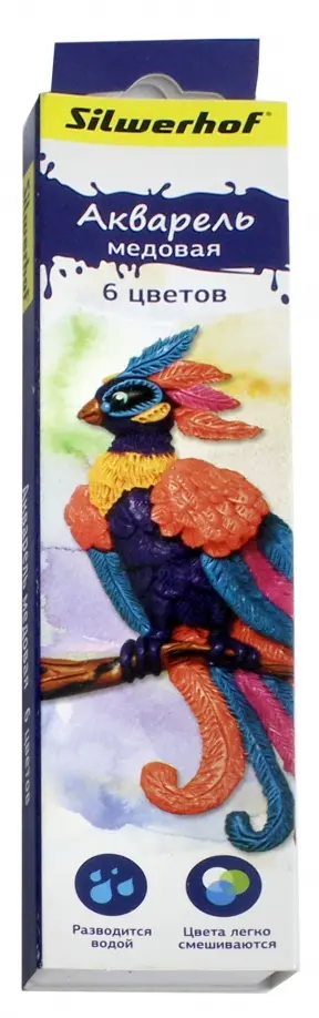 Акварель медовая "Пластилиновая коллекция" (6 цветов) (961122-06) обложка книги