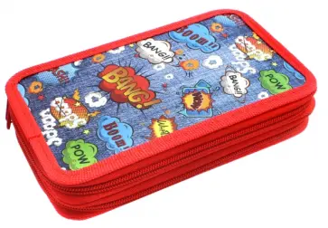 Пенал 2 отделения "Комиксы" (850921) обложка книги