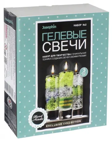 Набор для творчества Josephin. Гелевые свечи. Набор №2 (274031) обложка книги