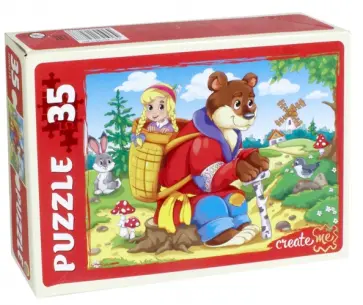 MAXI Puzzle-35 "Маша и медведь" (ПУ35-7267) обложка книги