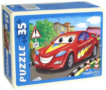MAXI Puzzle-35 "Машинка в городе" (ПУ35-7268) обложка книги