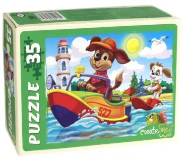 MAXI Puzzle-35 "Щенки на море" (ПУ35-7274) обложка книги