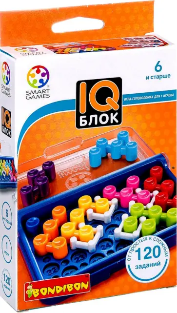 Игра логическая "IQ-Блок" (1354ВВ/SG 466 RU) обложка книги