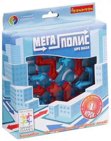 Логическая игра "Мегаполис" (1056ВВ/SG 470 RU) обложка книги