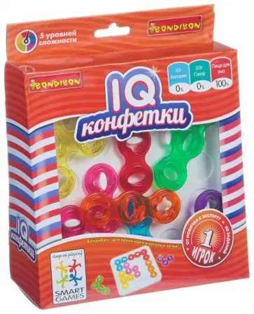 Логическая игра "IQ-Конфетки" (1353-1ВВ/SG 438 RU) обложка книги